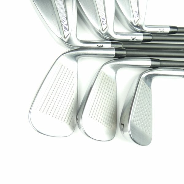 PXG 0211 COR2 Irons / 5-PW / Mitsubishi Chemical MMT 80 Stiff Flex / Left Handed